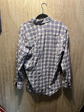 David Donahue Men's Medium Long SLeeve Dress Shirt