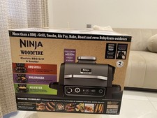 Ninja Woodfire Electric BBQ Grill & Smoker - OG701UK Brand New In Box