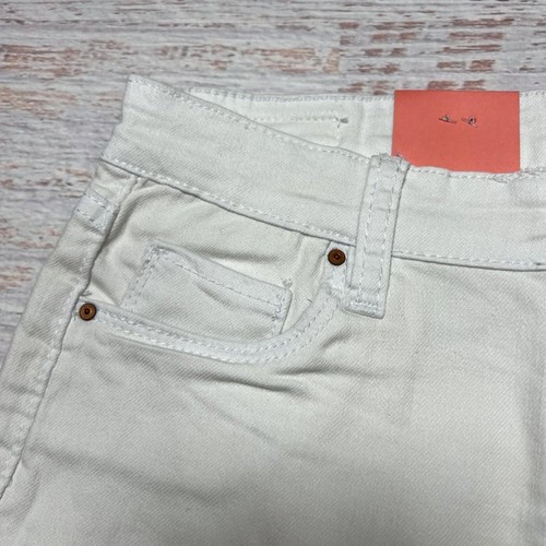 NWT Blank NYC The Mini Astor Lenox Cut-Off Jean Short Girls 12 White Denim NEW - Picture 3 of 9