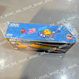 2025 Atari 2600+ PAC-MAN Edition Console Wireless Joystick Yellow +Power Adapter