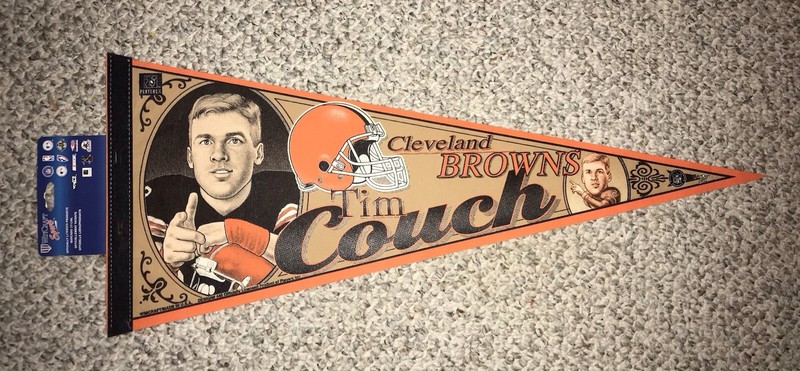 Tim Couch Cleveland Browns Full Size NFL Player pennant NEW Mint Wincraft