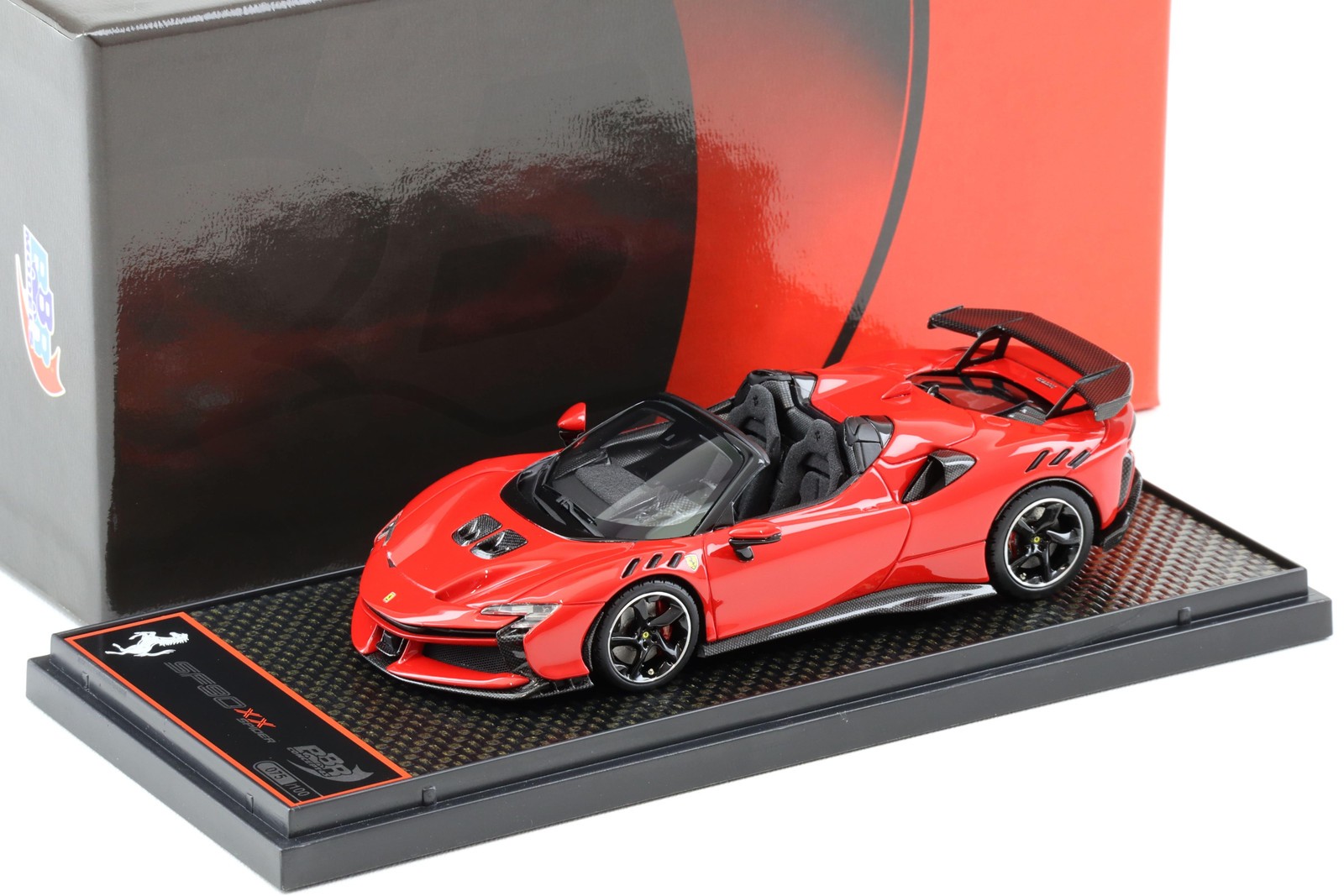 1:43 BBR Ferrari SF90 Xx Spider Rosso Corsa Red 322 - Limited 100 Pcs