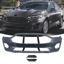 Primed Front Bumper Cover For 2019-2021 Ford Fusion Fo1000757