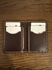 Men&rsquo;s Handmade Premium Caiman Leather Bifold Wallet