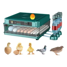 Eggs Incubator Automatic Chicken Digital Poultry Hatcher Machine Household Ch...