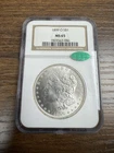1899-O Morgan Silver Dollar $1 NGC MS65 CAC Green Sticker Premium Quality