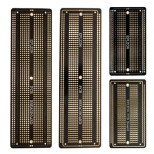 4PCS Solderable Breadboard Kit, 2x 6.8, 2x 3.5, Black, DIY, Prototype, PCB