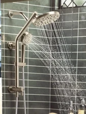 KOHLER HYDRORAIL 3-IN-1 MULTIFUNCTION SHOWER SYSTEM R38001-G-BN BRUSHED NICKEL