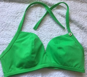 bright green bikini top