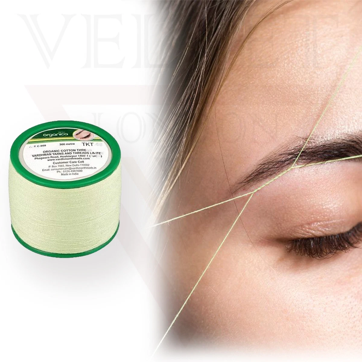 Vanity Eyebrow Threading Cotton (300 Metres) - Anti Bacterial