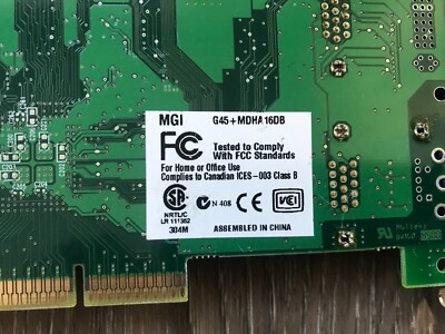 79001 - MATROX - 790-01 / Carte graphique AGP X1 compatible Windows