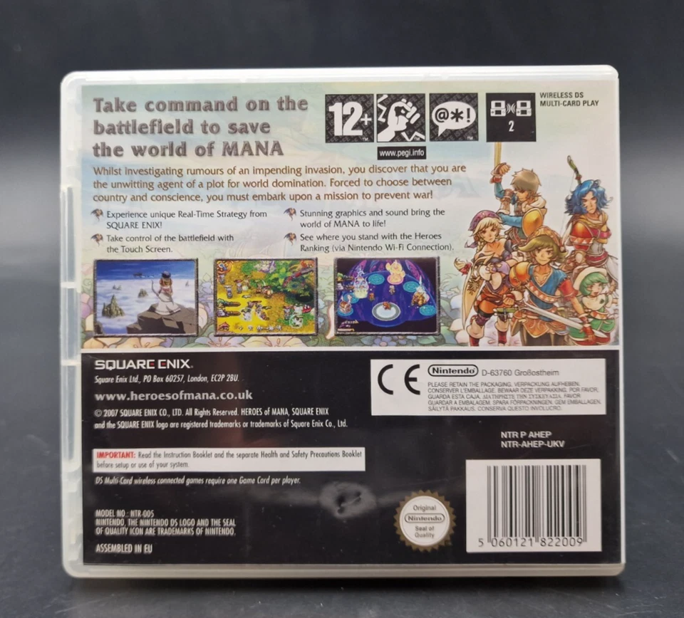 Heroes of Mana - Nintendo DS Square Enix - Complet - PAL - Très Bon Etat - Photo 2/4