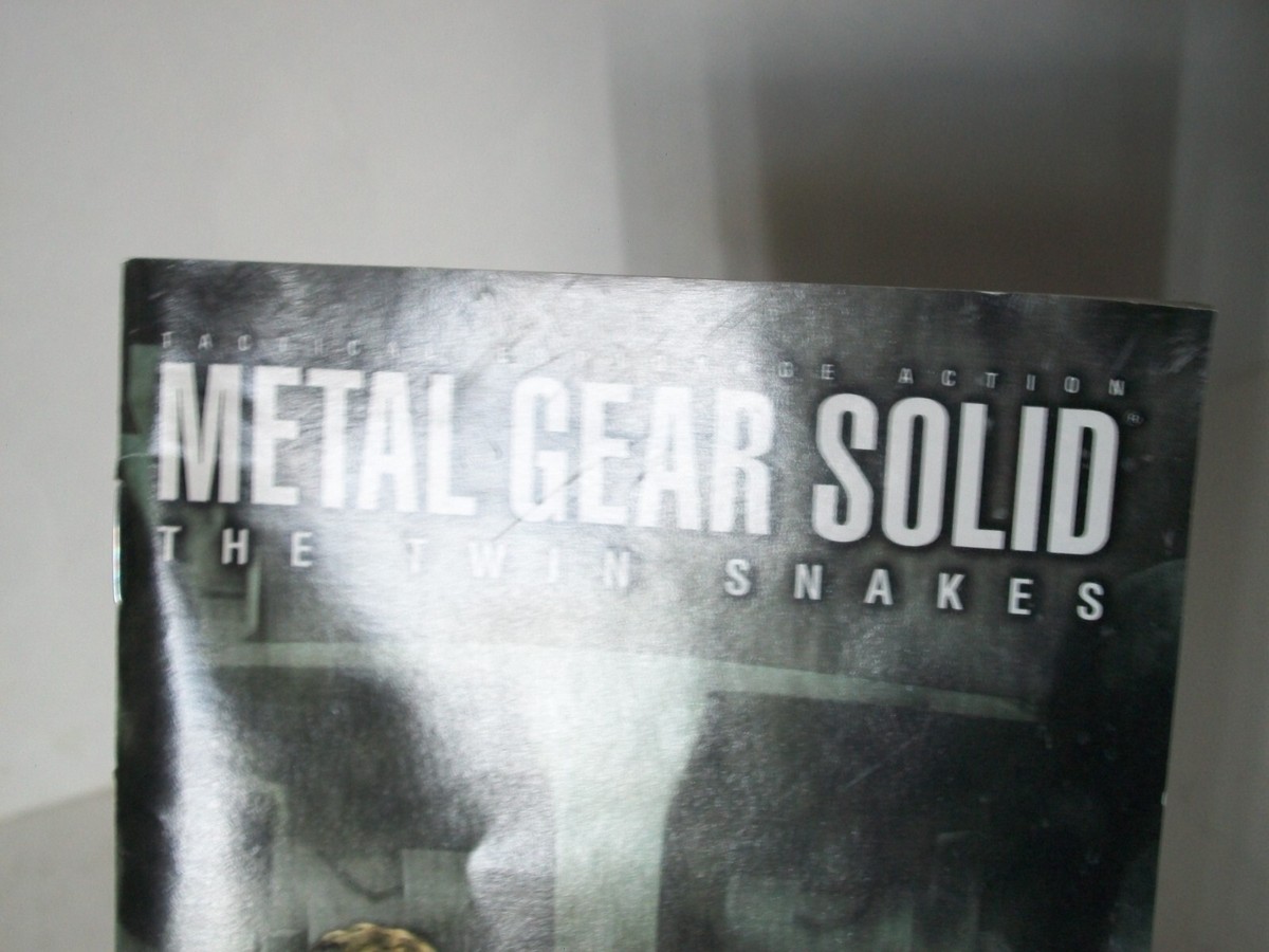 Metal Gear Solid Twin Snakes Manual Only NO GAME Nintendo GameCube