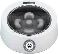 LUXURY Smart Pet Food Bowl Scale Stainless Steel Slow Puzzle for Dog or Cat