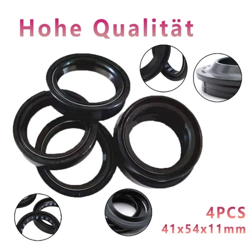 4x Gabel Simmerring Satz Simmerringe Staubkappen 41-54-11mm Für BMW Suzuki Honda - Bild 4 von 11