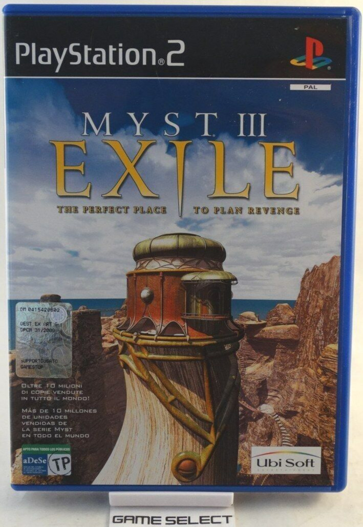 Myst III Exile 3 sony ps2 playstation 2 pal Eur - - Original Complet