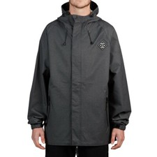 SALTY CREW Men's BEACON Shell Jacket - CHAR - Medium - NWT LAST ONE