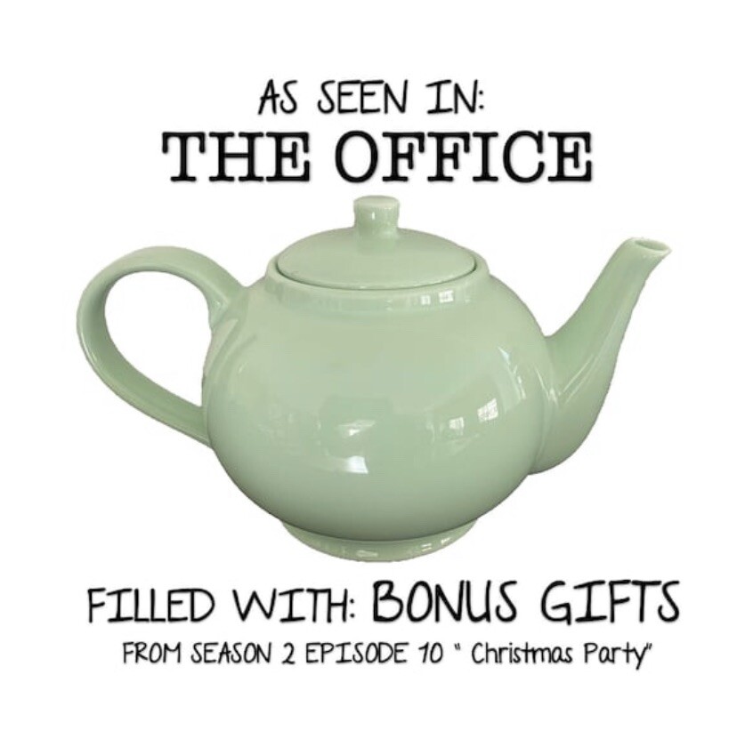 Jim and Pam's Teapot — The Office Teapot