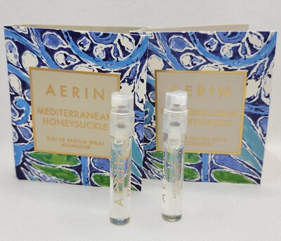 AERIN Mediterranean Honeysuckle Eau de Parfum Sample Spray 0.05oz/1.5mL x2 New