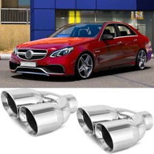 Pair Muffler Tip Dual Slant Cut 2.5to 3.5 For Mercedes Amg W205 W204 W212 W222 Pair Muffler Tip Dual Slant Cut 2.5to 3.5 For Mercedes Amg W205 W204 W212 W222