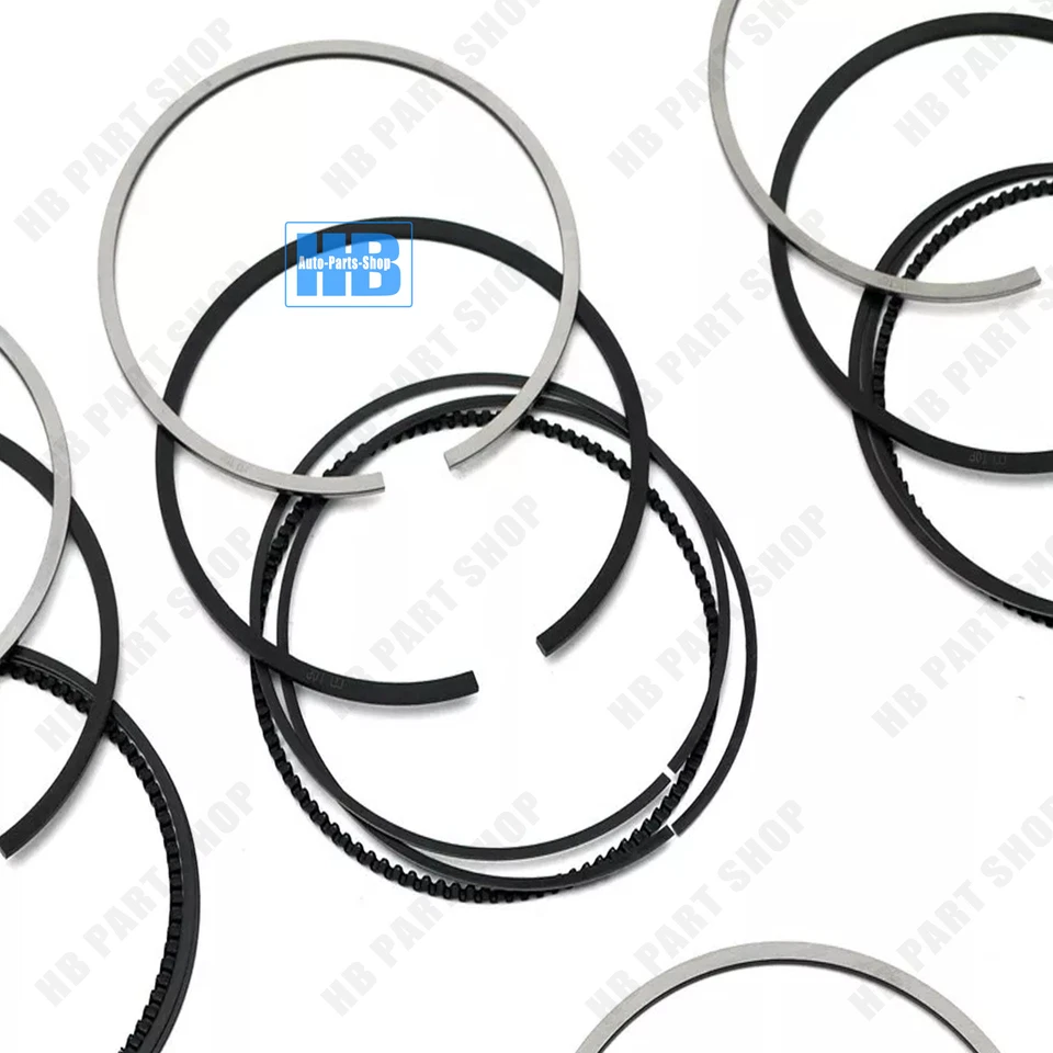 Juego de anillos de pistón de 6 cilindros para BMW 323i 528i E36 E46 E39 2,5 2,8 M52B25 M52B28 Foto 4 de 4