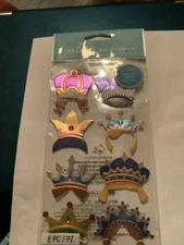 Fun Crowns 8 pc stickers Jolee's Boutique