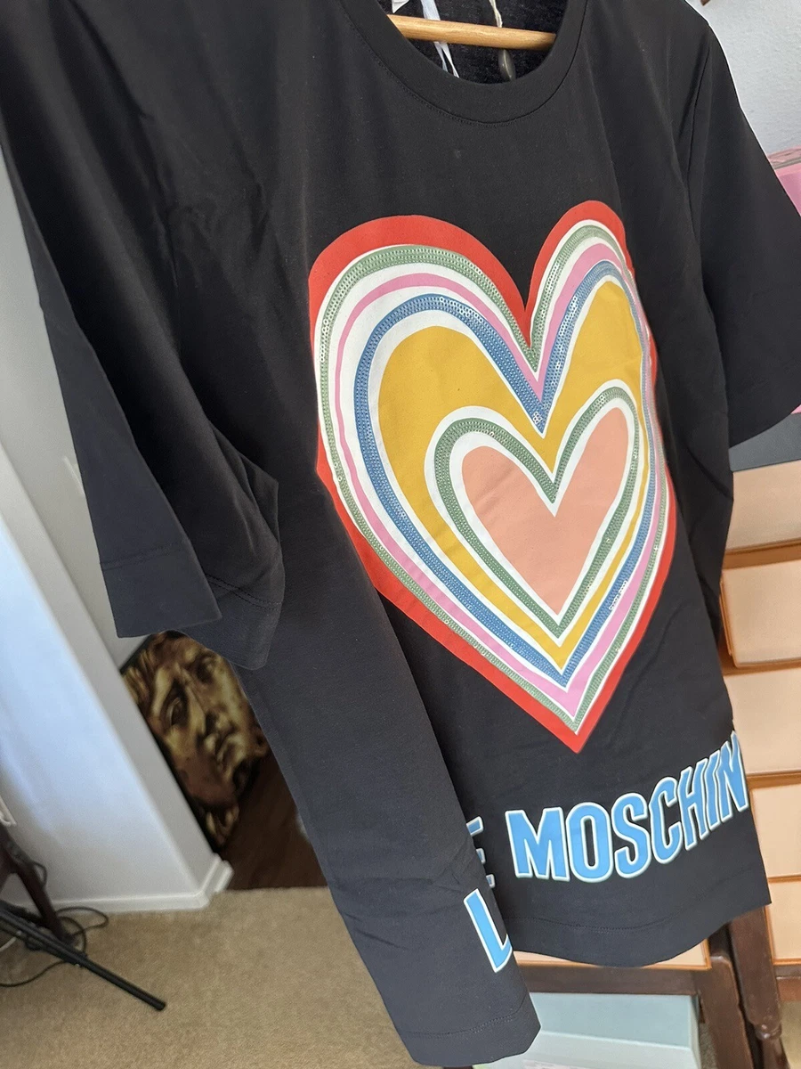 black love moschino t shirt