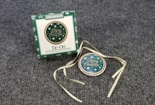 LONGABERGER FABRIC BASKET TIE ON MERRY CHRISTMAS 1997 NOS EACH SOLD SEPERATE