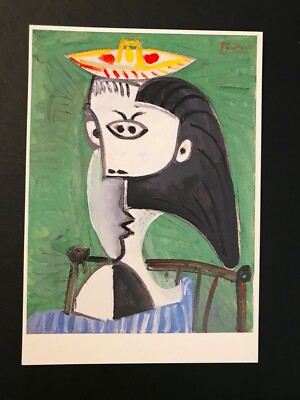 Pablo Picasso - # A 8718  ''Portrait de femme'' - ''Portrait of a Woman'' - Postcard