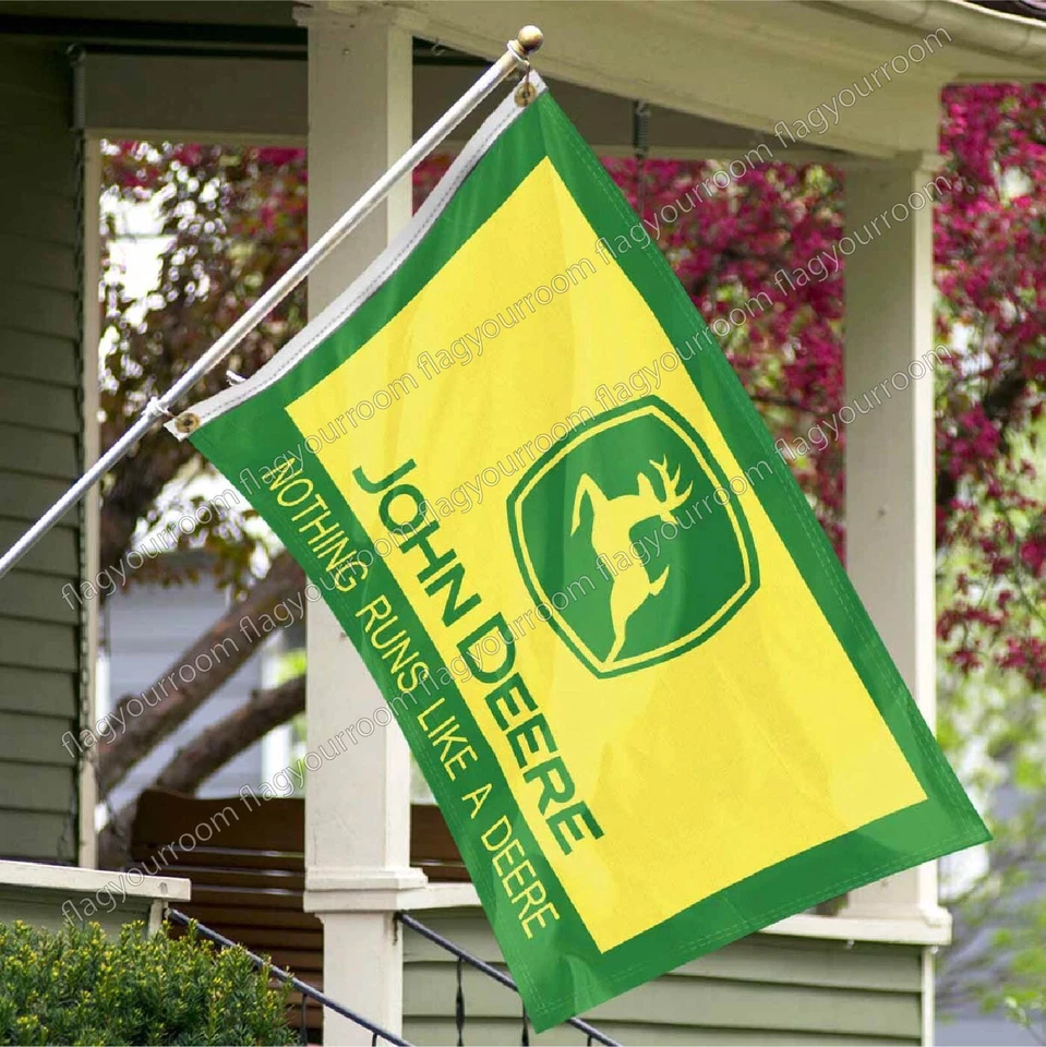 John Deere 3 x 5 Banner Flag 3X5 Banner Tractor Quality Farm Fast FREE Shipping - Image 3 of 4