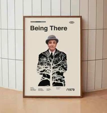 Being There 1979 Movie Poster, Peter Sellers Movie Wall Decor Poster, No Frame