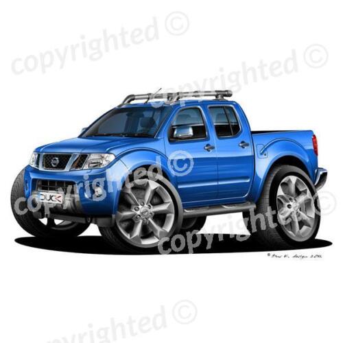 To Fit Fits For Nissan Navara Pick Up - Vinyl Wall Art Sticker - Blue - Picture 1 of 4