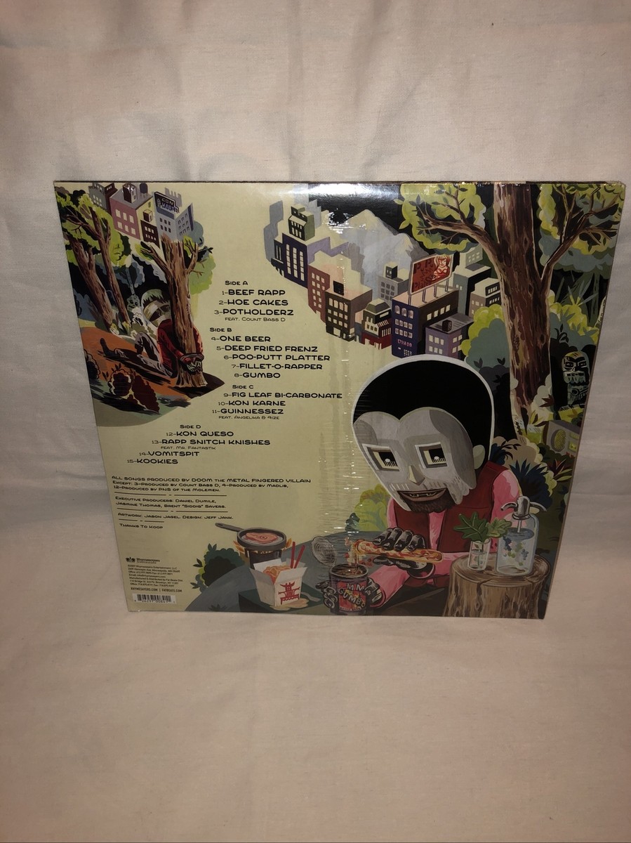 MF Doom MM..Food LP 2007 Reissue Sealed New Vinyl LP Rare Hip Hop