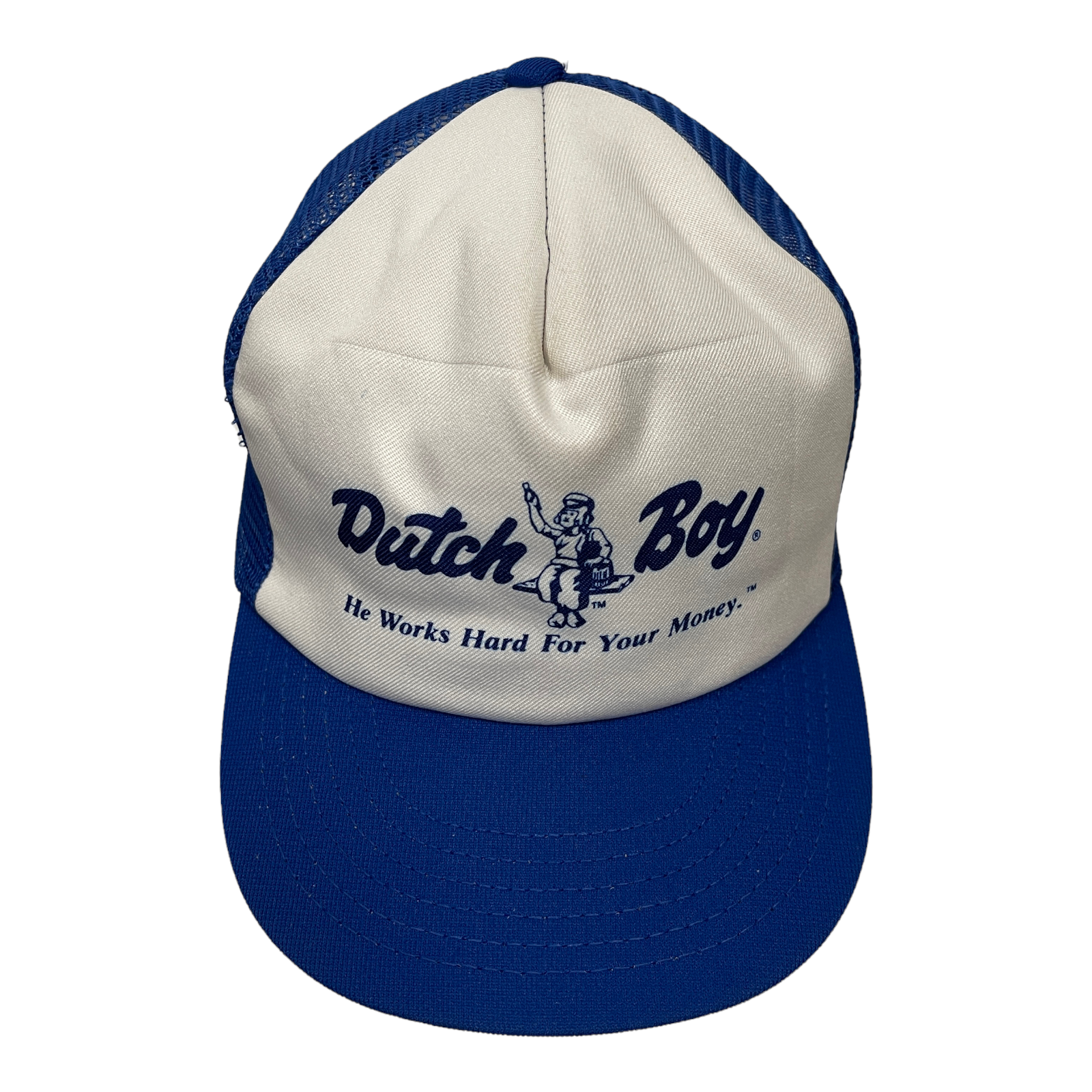 Vtg Dutch Boy Paints Trucker Hat Mesh 