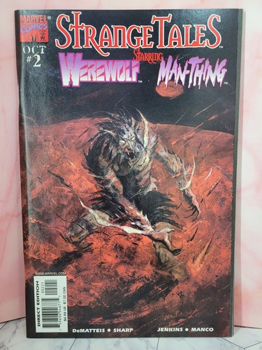 Strange Tales V.4 #2- 1998, CVR B George Pratt Variant, Werewolf By Night, VF!