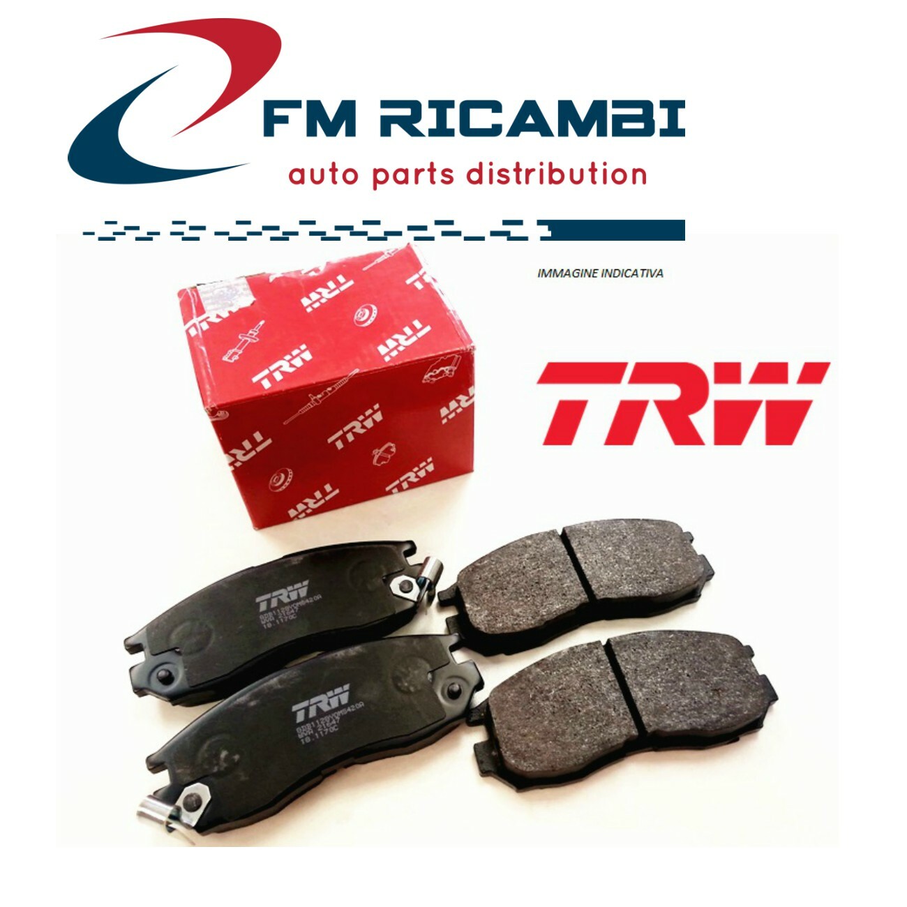 GDB1530 TRW PASTIGLIE FRENO BMW X3 1.8D 08-