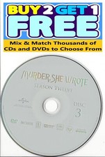 Murder, She Wrote (DVD) Twelfth Season 12 Disc 3 Replacement Disc U.S. Issue!