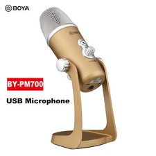 BOYA BY-PM700 USB Microphone with Stand for PC Laptop Vocals Recording Interview