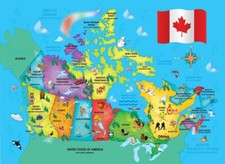 MasterPieces Canada Map 60 Piece Jigsaw Puzzle