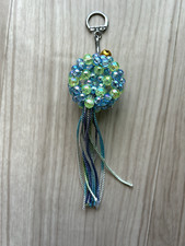 Handmade blue beads by japanese