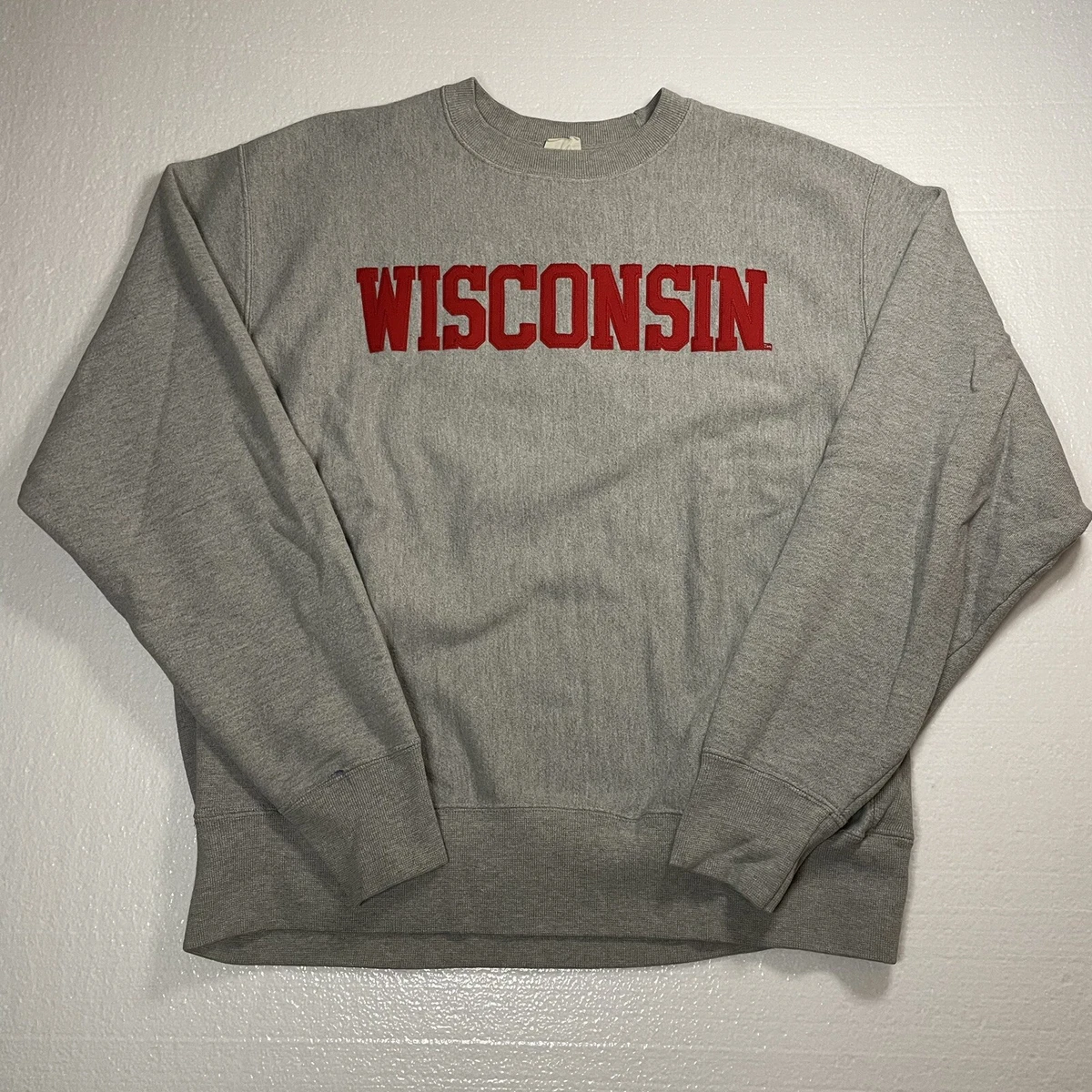 誠実 champion R/W 90s WISCONSIN UNIVERSITY