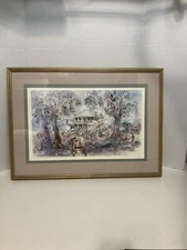 Sharon Saseen Stoddard Plantation Melrose SC Signed Print Framed #485/750