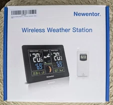 Newentor Weather Station Wireless Thermometer NIB Color Display Digital Giftable