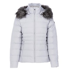 Karrimor Womens Down Full Zipped Warm Puffer Hooded Jacket Grey