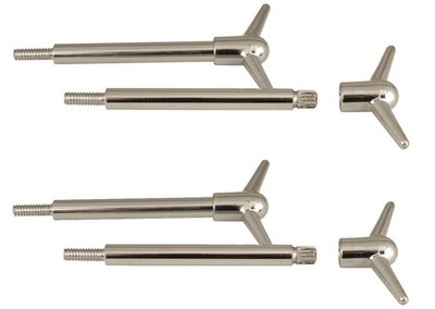 4x Ventildeckel Schrauben 1/4''x20 passend für Chevrolet Corvette 55-98 C1 C2 C3