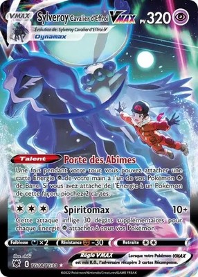 Pokemon Karte Sylveroy Reiter des Schreckens VMAX TG18/TG30 - Strahlende Sterne - DE
