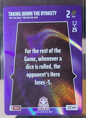 Bo Jackson Battle Arena Taking Down the Dynasty PHI-34 Philly Foil Play