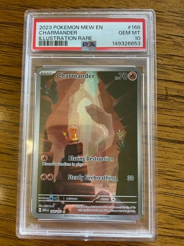 Charmander 168/165 Sv: Scarlet & Violet 151 Holo English PSA 10
