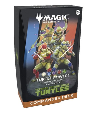 #ad #ad MTG TMNT Teenage Mutant Ninja Turtles TURTLE POWER Commander SEALED On Hand $60.00