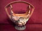 Vintage Roseville Pottery Magnolia basket shape 383-7